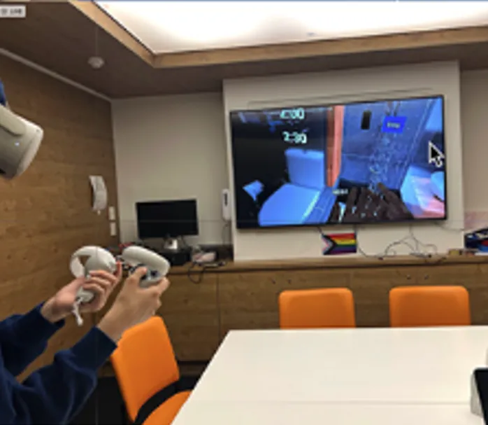 VR-based exposure therapy delivered alongside TMS